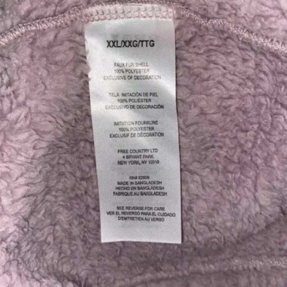 Free Country Plush Vest - New with Tags - Cozy & Soft - Size XXL - Picture 8 of 10